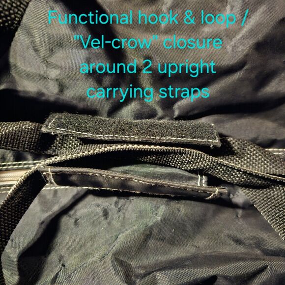 VTG Y2K Adidas Distressed Spell Out Big Logo Handled Duffel Weekender/Gym Bag - Picture 4 of 14